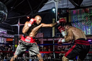 Murray (L.) working the jab.