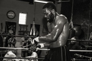 Bryant “By-By” Jennings working out (Photo Darryl Cobb Jr.)