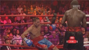 clottey dominates mundine